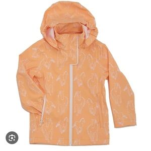 NWT- Horseware Girls Rain Jacket- Apricot